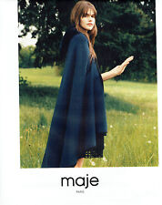 2015 Advertising 028 Maje Fashion Ready to Wear Coat Cloak Advertising