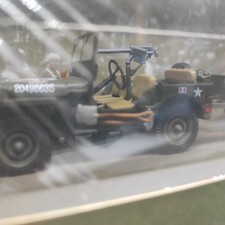 1/43 Jeep Willis MB + remorque