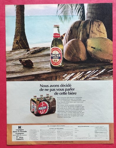 Publicité presse bière - publicité, presse: