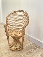 Ancien FAUTEUIL en Rotin pour