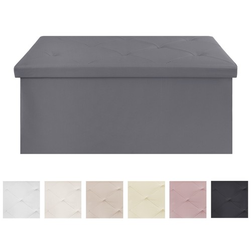 Pouf stockage pliant caisse - pliant,
