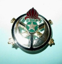 French Military Badge, Foreign Legion, to be identified, enamelled, smooth back.