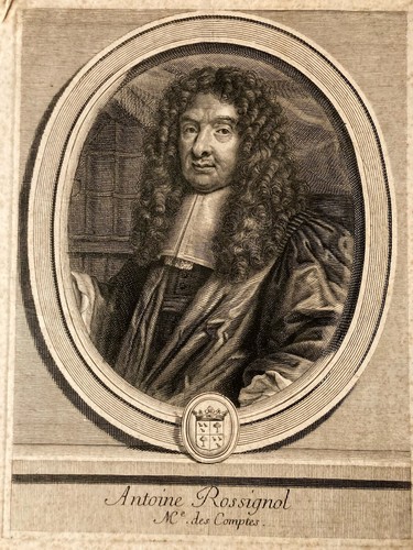 Gravure 1692 portrait xviie - 1692,
