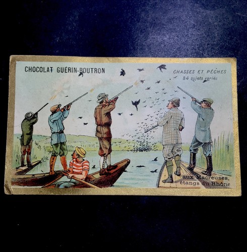 Chromo guerin boutron chasse - chromo,