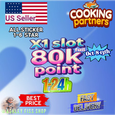 COOKING PARTNER Available?Monopoly Stickers Go 1⭐-6⭐ CHEAPEST? SUPER FAST⚡24/7