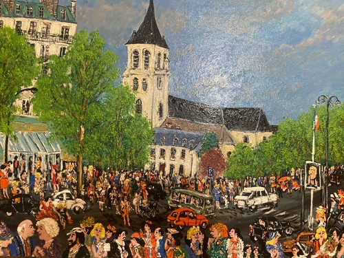 Peinture huile sur toile - peinture,