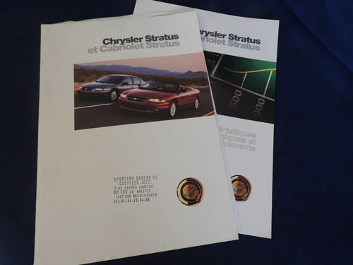 Catalogue chrysler stratus - chrysler, &