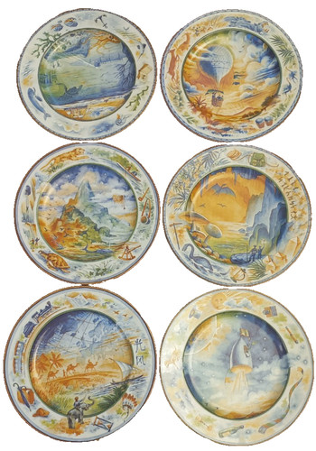 Assiettes porcelaine limoges - assiettes,