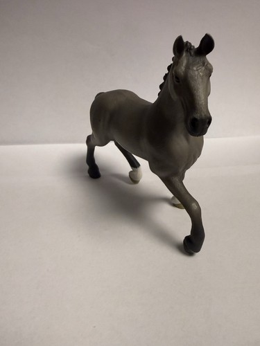 Schleich figurine cheval - schleich, gris