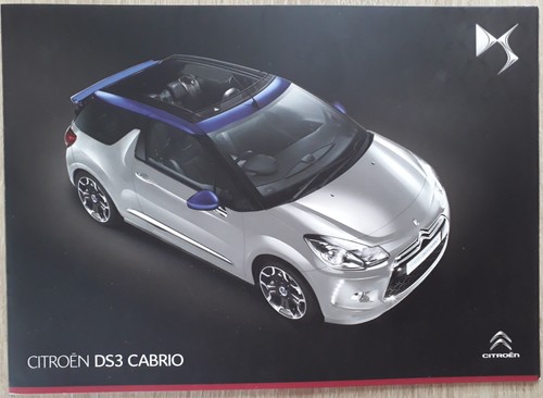 Citroen ds3 cabrio brochure - citroen,