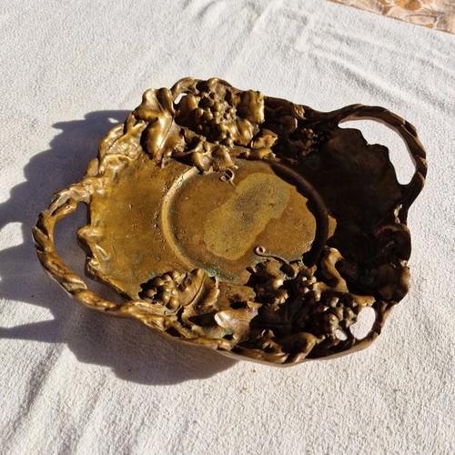 Plateau art nouveau - coupe, en