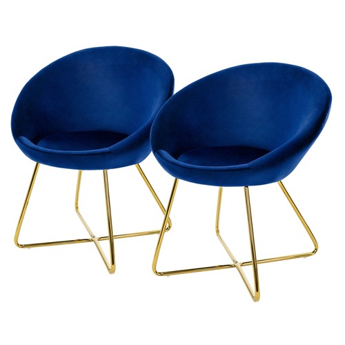 Chaises salon bleu en - de,