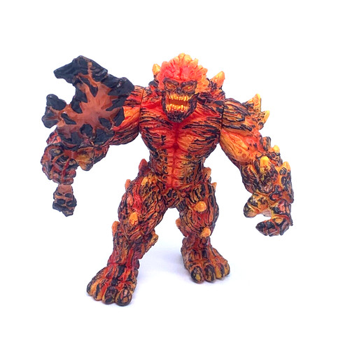 Golem lave avec arme - de,
