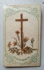 T5- Reliquary Dried Flowers FLOWERS OF NAZARETH The Rosary of JERUSALEM 