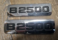 1998 1999 2000 Mazda B2500 Front Chrome Fender Emblems Set OEM of 2