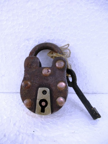 Antique inde verrou clé - verrou,