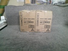 842196 New Genuine Ricoh Black (2 pack) Print Cartridges for the MP C8003