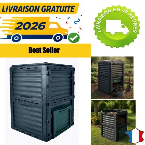 Composteur jardin 300 l - de,