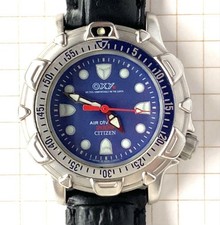 CITIZEN OXY AIR DIVERS 200M Women's Diver Watch Tested 31.2mm Face