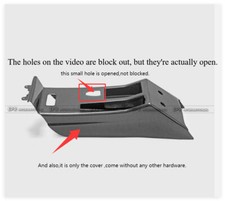 For BMW E46 M3 LHD CSL Type Carbon Fiber Center Console Inner Trim Cover Bodykit