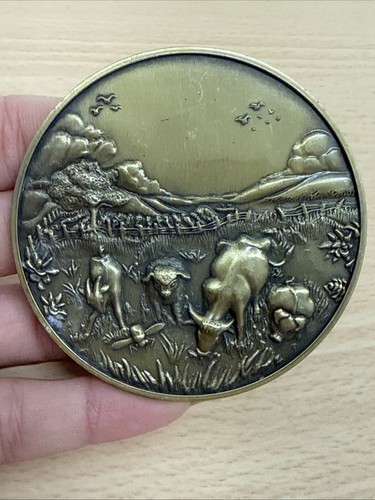 Médaille vache veau - médaille,