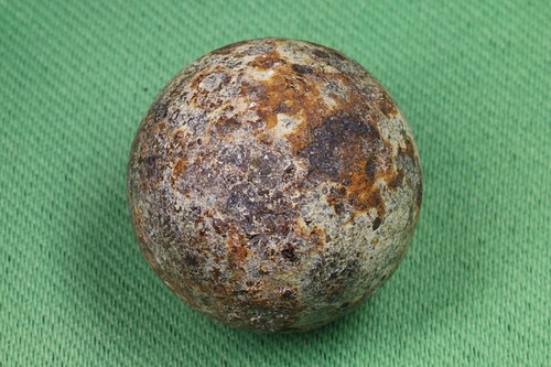 Boule fer arquebuse ou - de, fer.