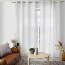 Rideau Voilage à Œillets