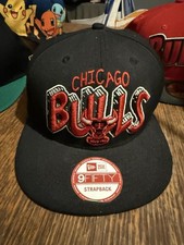 Casquette New Era 9Fifty Chicago Bulls Snapback Cap One Size Hardwood Noir