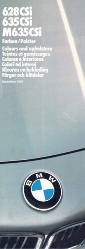 Brochure bmw 628 csi 635 - 628,