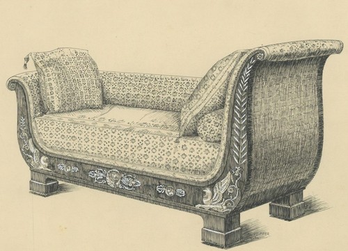 Lit repos empire dessin - empire,