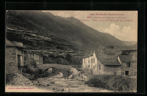 Cpa mérens vieux - cpa,