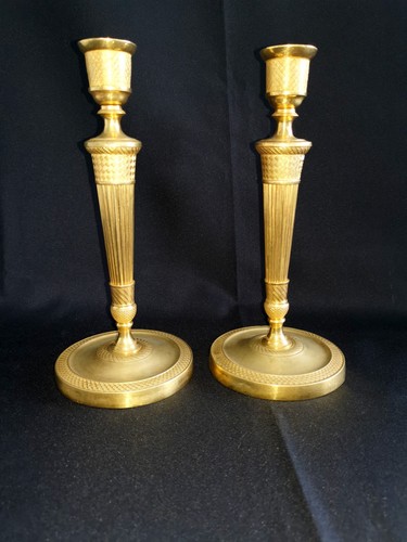 Rare paire candélabre - de,