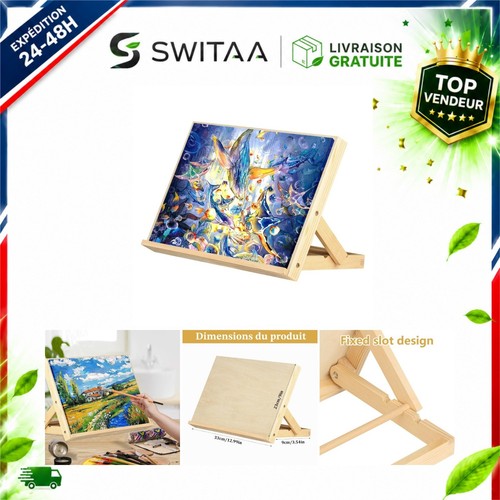 Chevalet table bois - bois, pliable
