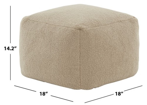 Safavieh samuels boucle - samuels, pouf