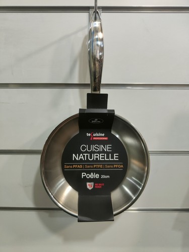 Poêle inox 20cm tous feux - poêle,