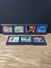 Sega Game Gear Game Lot Of 7, See Pics For Game Titles