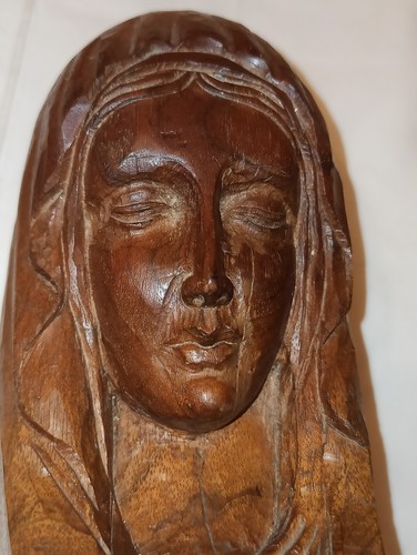 Buste vierge marie - buste, sculpté