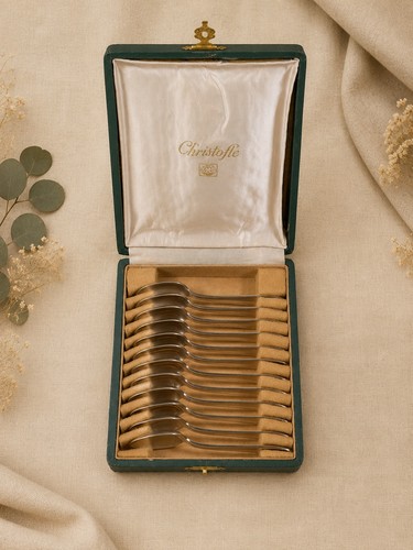 Cuillères moka christofle - 12,
