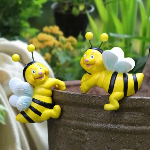 Jardin abeilles statues - 2x,