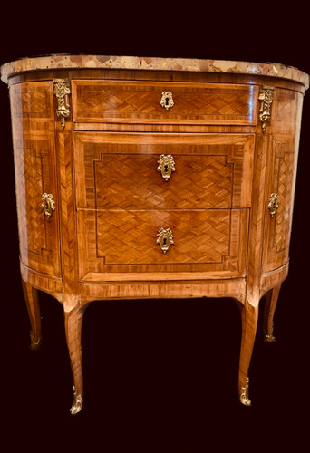 Commode demi lune - lune, portes