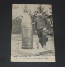 1915 CPA POSTCARD WAR 14-18 VERDUN GERMAN SHELL 420