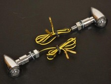 Paire de mini clignotant alu