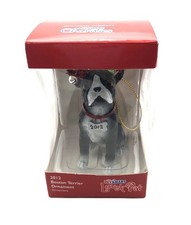 PetSmart Charities Luv-A-Pet 2012 Boston Terrier Dog Antlers & Bells Ornament