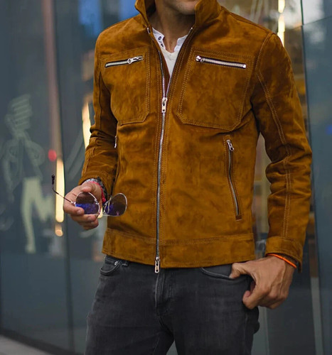 Veste course homme cuir - veste,