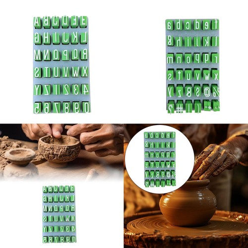 Tampons argile alphabet - tampons,
