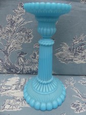 PORTIEUX beau Bougeoir Opaline