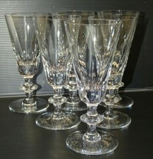 -6 BELLES FLUTES A CHAMPAGNE CRISTAL VAL ST LAMBERT modèle à définir déco TABLE