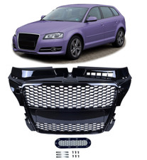 Calandre noir look RS3 pour