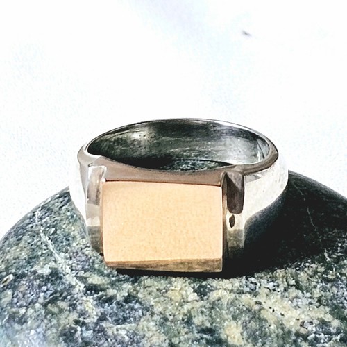 Bague chevalière art déco - art,