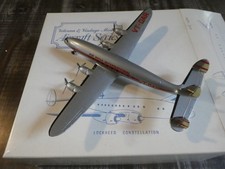 avion miniature. métal .lockheed constellation . AIR INDIA
